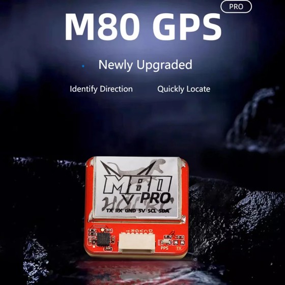 HGLRC / M80 PRO GPS Inav Return Fixed Wing Traversing Aircraft RC Multirotor Stack Long Range Drone